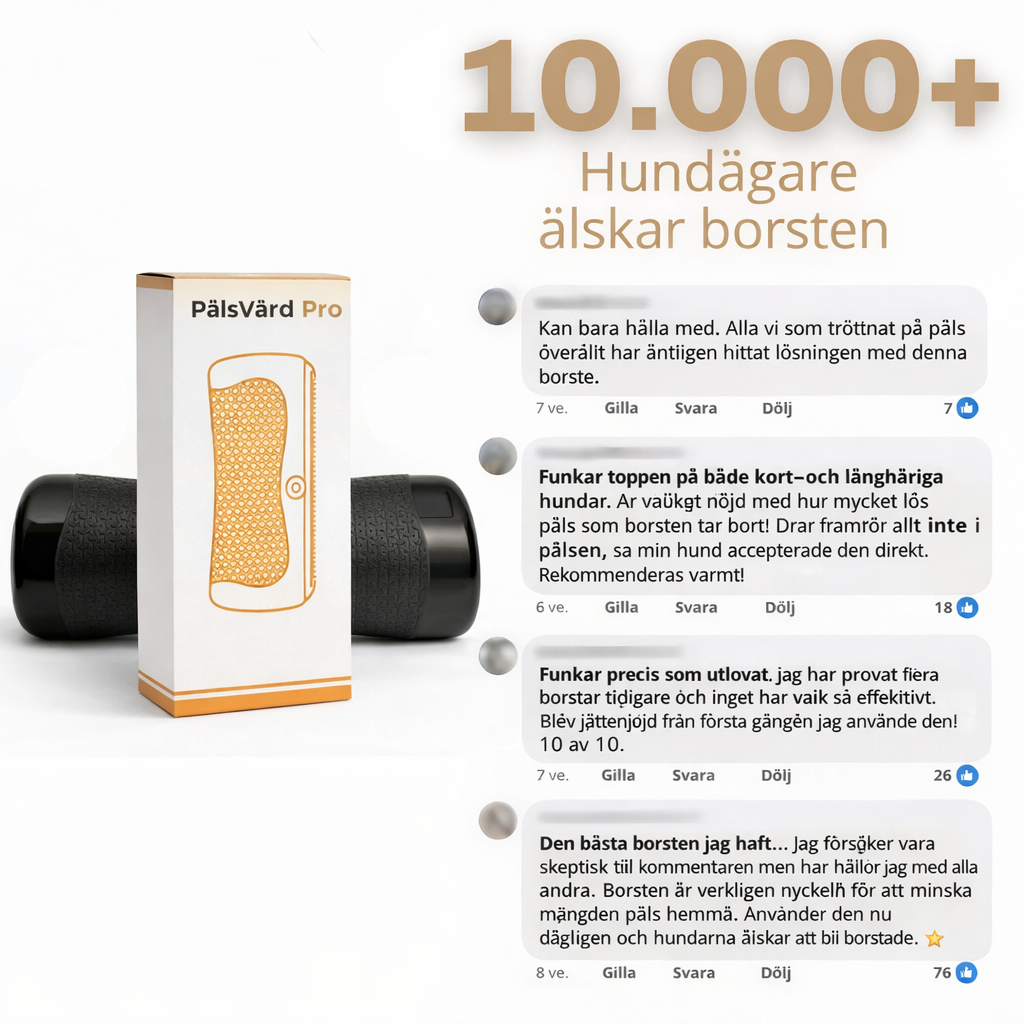 PälsVård Pro™ – Mindre päls hemma