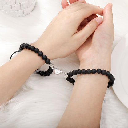 Nordfyn™ Själarna – Magnetiskt Pararmband med Äkta Natursten
