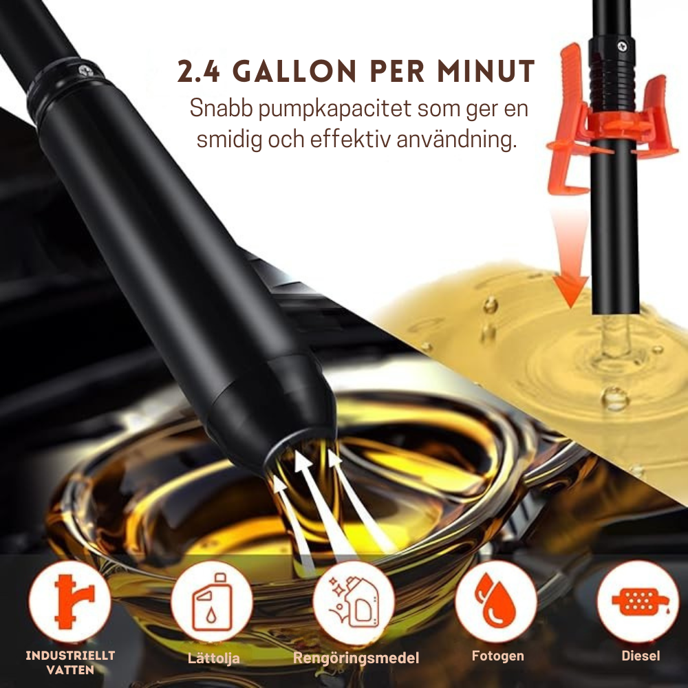 Nordfyn SpillFree™ – Överför bränsle utan spill & spara pengar ⛽
