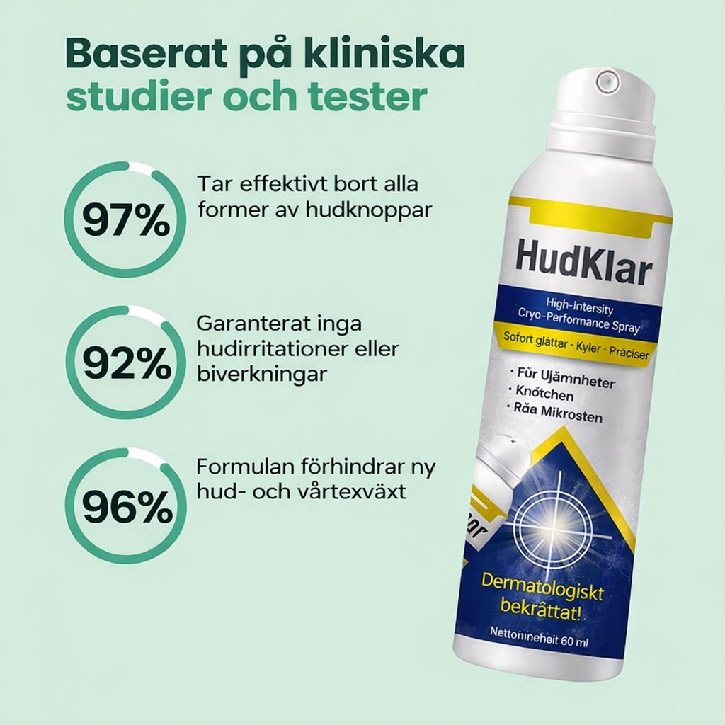 Nordfyn™ HudKlar™ ChillErase – Precisionskylande spray för slätare hud