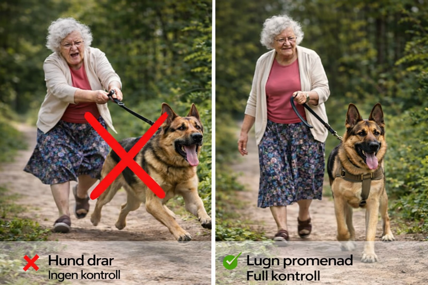 Nordfyn™ DragKontroll Sele – Stoppa drag direkt