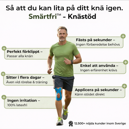 Smärtfri™ Knästöd – Lindra knäsmärta på 30 sekunder