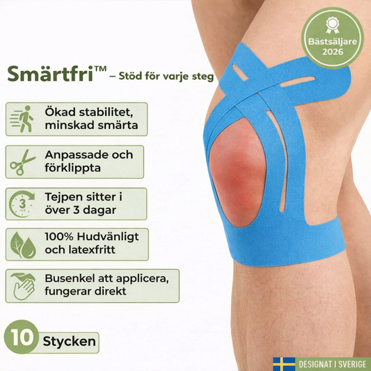 Smärtfri™ Knästöd – Lindra knäsmärta på 30 sekunder