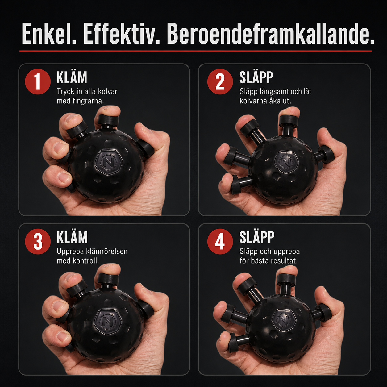 NordGrip™ | Grepp- & Underarmstränare