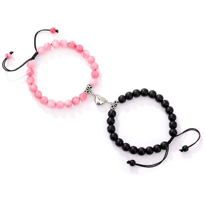 Nordfyn™ Själarna – Magnetiskt Pararmband med Äkta Natursten