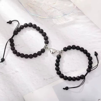 Nordfyn™ Själarna – Magnetiskt Pararmband med Äkta Natursten