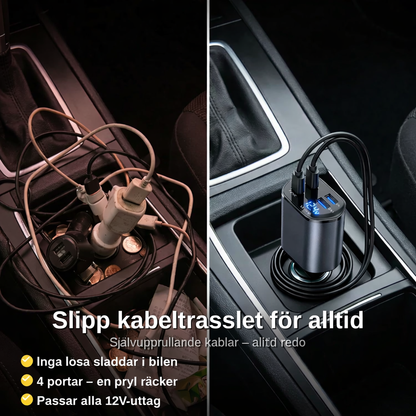 MultiCharge™ by Nordfyn – Ladda alla enheter samtidigt i bilen