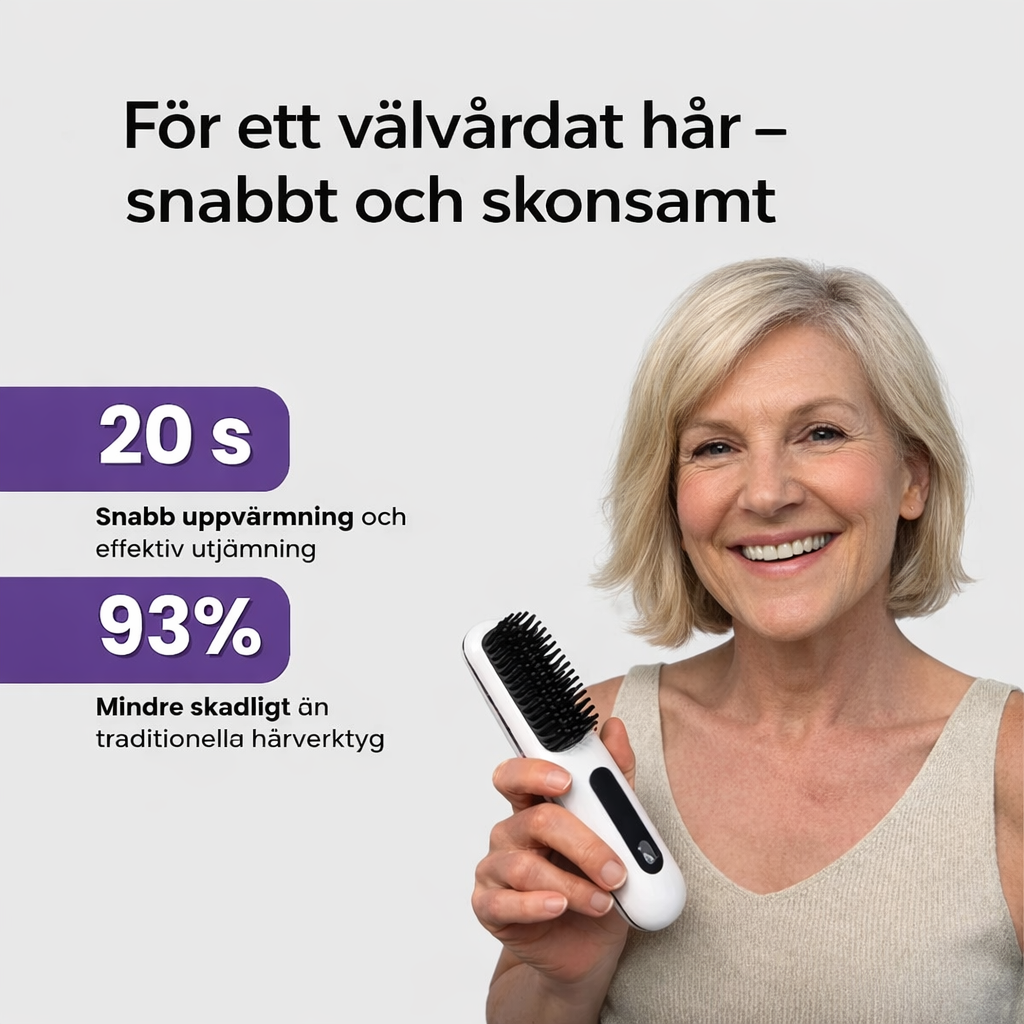 Nordfyn™ VolymBrush – Ge ditt hår fyllighet och liv – utan att slita
