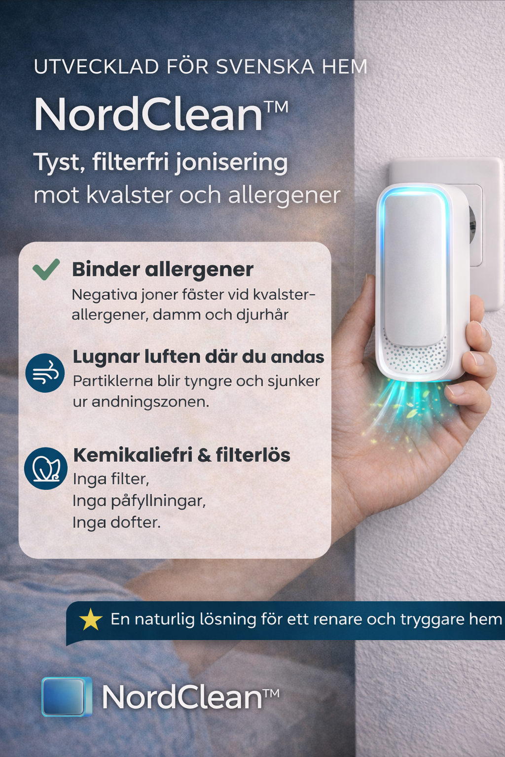 NordClean™ – Smart Luftrenare för Ett Friskare Hem