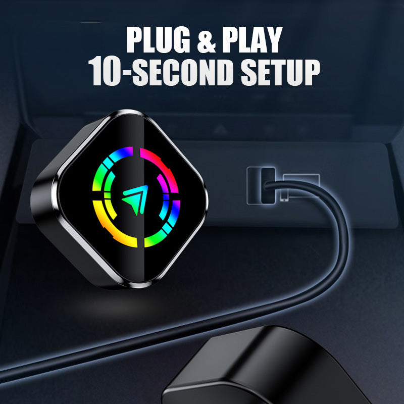 Gör din bil trådlös på 10 sekunder – CarPlay & Android Auto Adapter